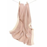 gebreide babydeken roze